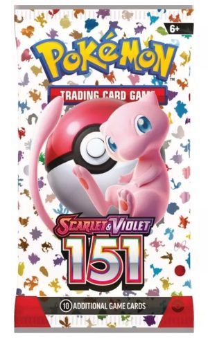POKEMON TCG
SCARLET & VIOLET  - 151 
BOOSTER PACK (1)