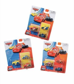 DISNEY CARS 3 PACK MINIS 
RANDOMLY ASSORTED