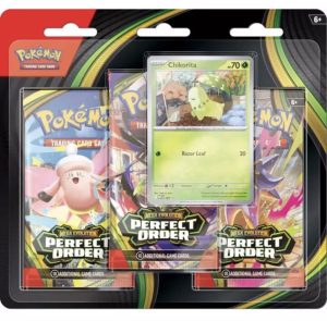 POKÈMON TCG 3 PACK BLISTER PACK - PERFECT ORDER