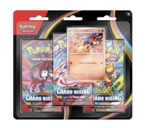POKÈMON TCG MEGA EVOLUTION CHAOS RISING 3 PACK BLISTER