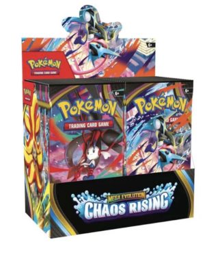 POKÈMON TCG MEGA EVOLUTIONS CHAOS RISING BOOSTER BOX