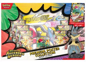 POKÈMON TCG
MEGA EVOLUTIONS ASCENDED HEROES - MEGA LUCARIO PREMIUM POSTER COLLECTION