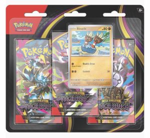 POKÈMON TCG MEGA EVOLUTION - PITCH BLACK 3 PACK BLISTER