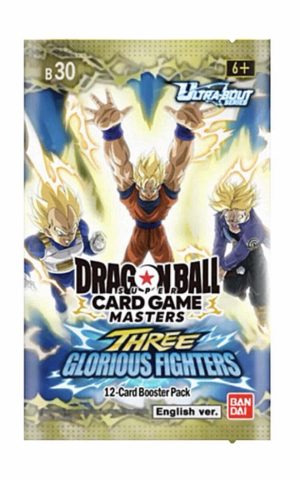 DRAGONBALL TCG THREE GLORIOUS FIGHTER BOOSTER PACKS
